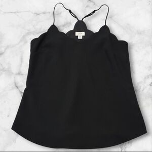 J. Crew Woman's Black Camisole Blouse Top Shirt Size 00- D7